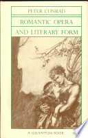 Cover of Romantic Opera and Literary Form