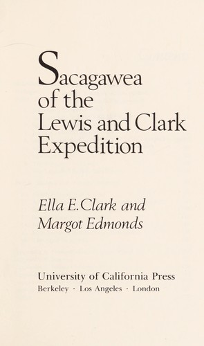 Cover of Sacagawea of the Lewis and Clark expedition