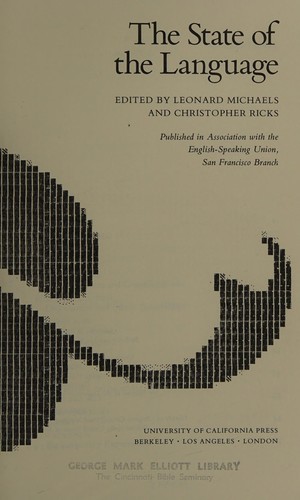 Cover of State of the language