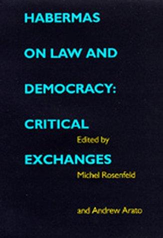 Cover of Habermas on law and democracy