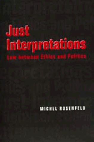 Cover of Just interpretations
