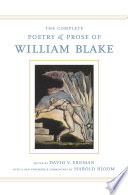 Cover of The Complete Poetry and Prose of William Blake