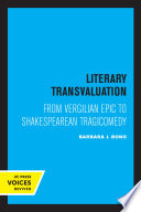 Cover of Literary Transvaluation