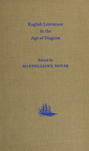 Cover of English Literature in the Age of Disguise
