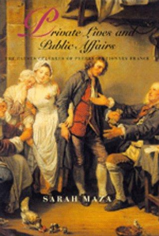 Cover of Private Lives and Public Affairs