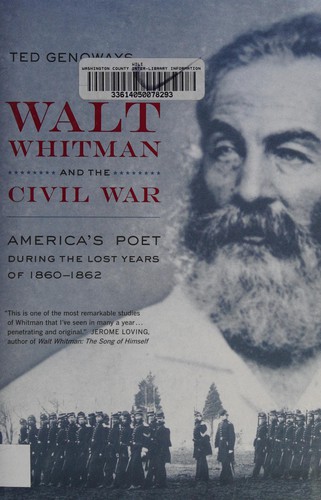 Cover of Walt Whitman and the Civil War