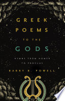 Cover of Greek Poems to the Gods