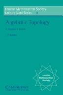 Cover of Algebraic topology