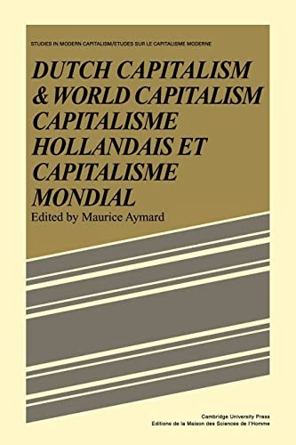 Cover of Dutch Capital and World Capitalism