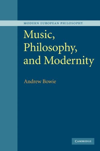 Cover of Music, Philosophy, and Modernity (Modern European Philosophy)