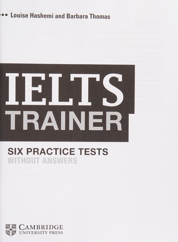 Cover of IELTS trainer