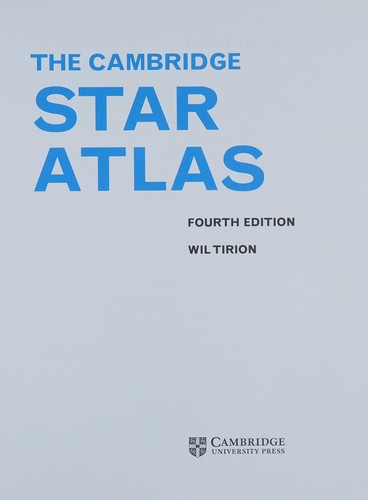 Cover of The Cambridge star atlas