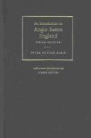 Cover of An introduction to Anglo-Saxon England