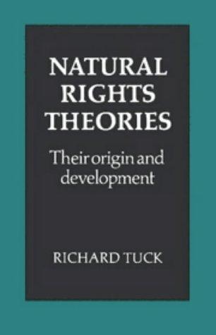 Cover of Natural Rights Theories