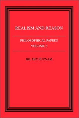 Cover of Philosophical Papers (Putnam, Hilary. Philosophical Papers, V. 3.)
