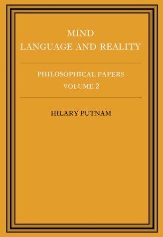 Cover of Philosophical Papers (Philosophical Papers/Hilary Putnam, Vol 2)
