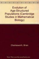 Cover of Evolution of Age-Structured Populations