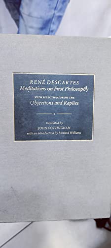 Cover of Meditations on First Philosophy with Selections from the Objections & Replies