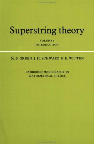 Cover of Superstring Theory Vol. 1