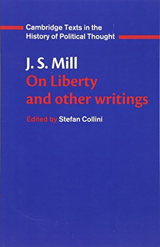Cover of On Liberty and Other Writings