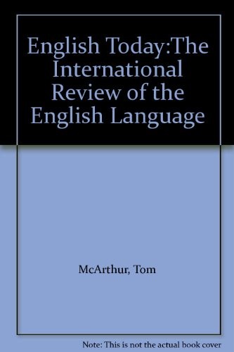 Cover of English today