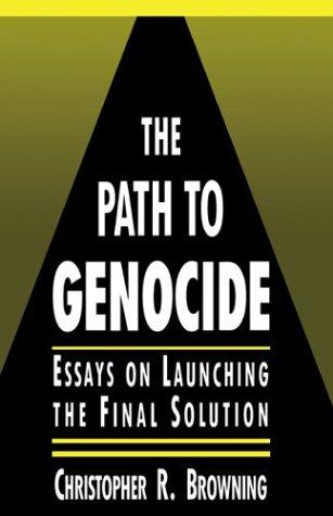 Cover of The path to genocide