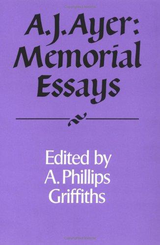Cover of A.J. Ayer memorial essays