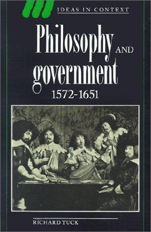 Cover of Philosophy and government, 1572-1651