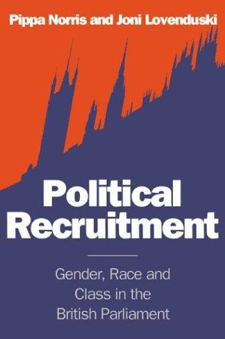 Cover of Political recruitment
