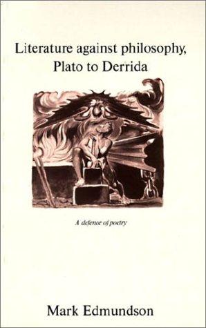 Cover of Literature against philosophy, Plato to Derrida