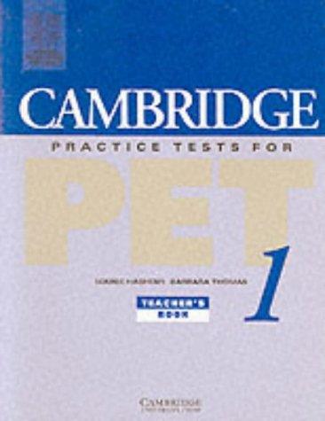 Cover of Cambridge Practice Tests for PET 1