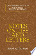 Cover of Notes on Life and Letters