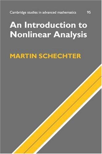 Cover of An Introduction to Nonlinear Analysis (Cambridge Studies in Advanced Mathematics)