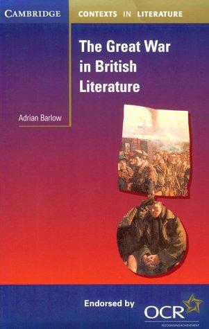 Cover of The Great War in British literature