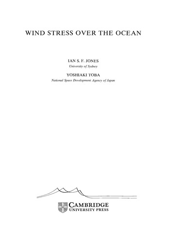 Cover of Wind stress over the ocean