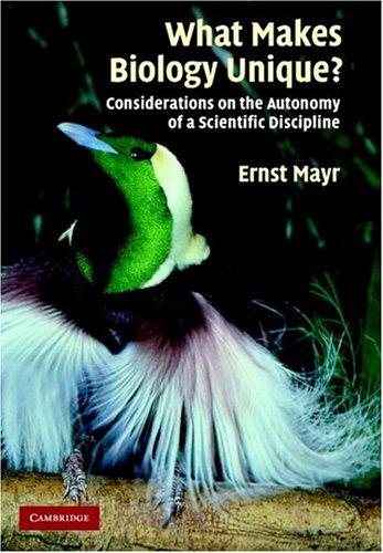Cover of What Makes Biology Unique?