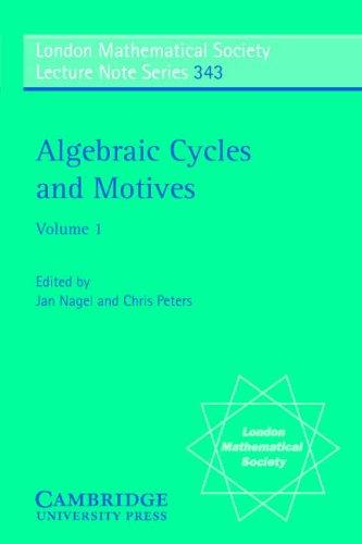 Cover of Algebraic Cycles and Motives: Volume 1