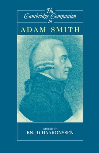 Cover of The Cambridge companion to Adam Smith