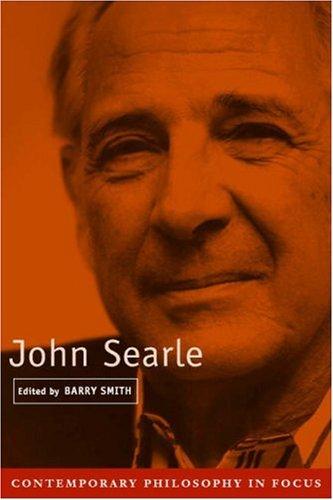 Cover of John Searle (Contemporary Philosophy in Focus)