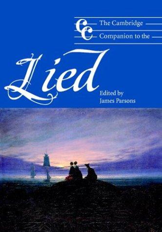 Cover of The Cambridge Companion to the Lied