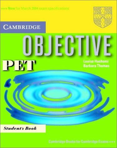 Cover of Objective PET Student's Book