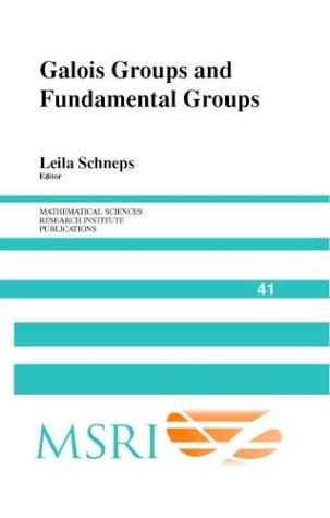 Cover of Galois Groups and Fundamental Groups (Mathematical Sciences Research Institute Publications)