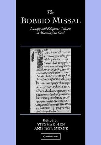 Cover of The Bobbio missal