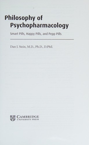 Cover of Smart pills, happy pills, pepp pills