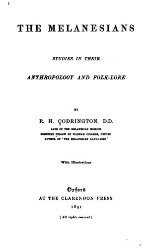 Cover of The Melanesians