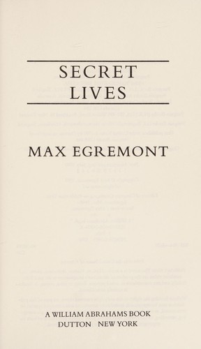 Cover of Secret lives
