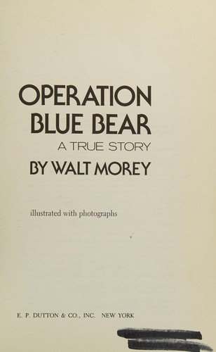 Cover of Operation Blue Bear
