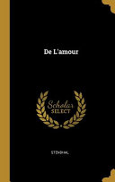 Cover of De L'Amour
