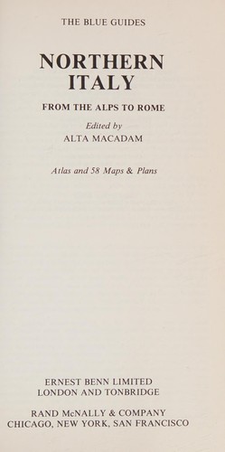 Cover of Northern Italy