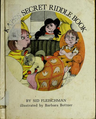Cover of Kate's secret riddle book